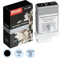 Картридж струйный Комус PFI-107BK чер.для Canon iPF-670/770/780
