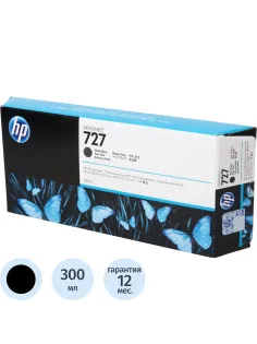Картридж струйный HP 727 C1Q12A мат.чер. для DJ T1500/1530/920/930/2530