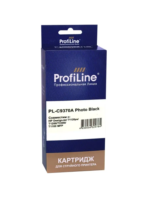 Картридж струйный ProfiLine C9370A №72 черн. для HP DesignJet T1120ps/T1200
