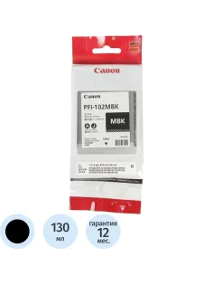 Картридж струйный Canon PFI-102МBK(0894B001/894B003)мат.чр.д/IPF500/600/700
