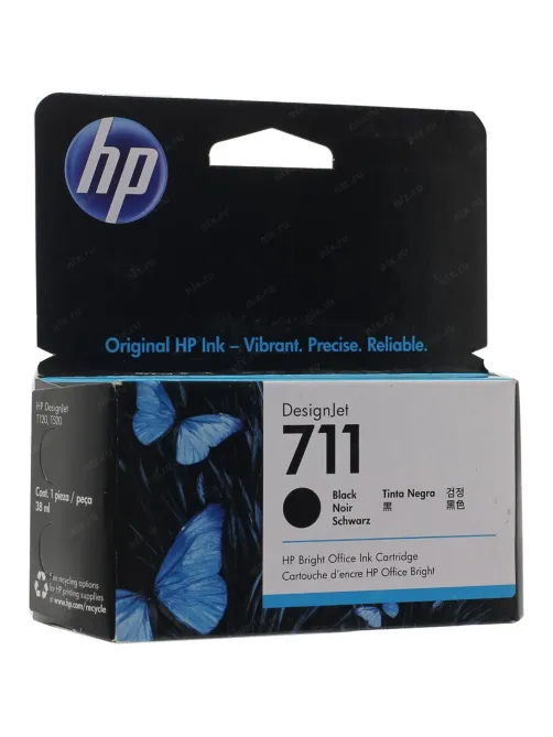 Картридж струйный HP 711 CZ129A чер. для DgnJ T120/520