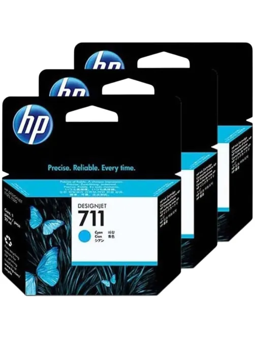 Картридж струйный HP 711 CZ134A гол. для DgnJ T120/520 (3шт/уп)