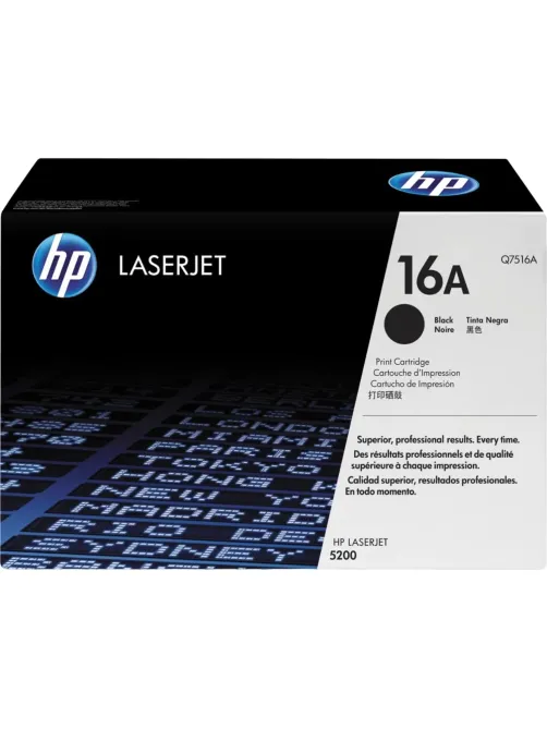 Картридж лазерный HP 16A Q7516A чер. для LJ 5200