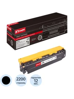 Картридж лазерный Комус 125A CB540A чер. для HP CP1210/CP1215