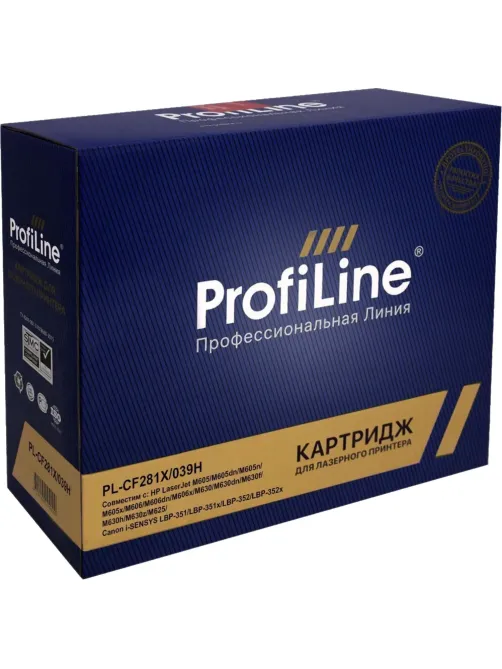 Картридж лазерный ProfiLine 81X CF281X чер. пов.емк. для HP LJ Pro M630