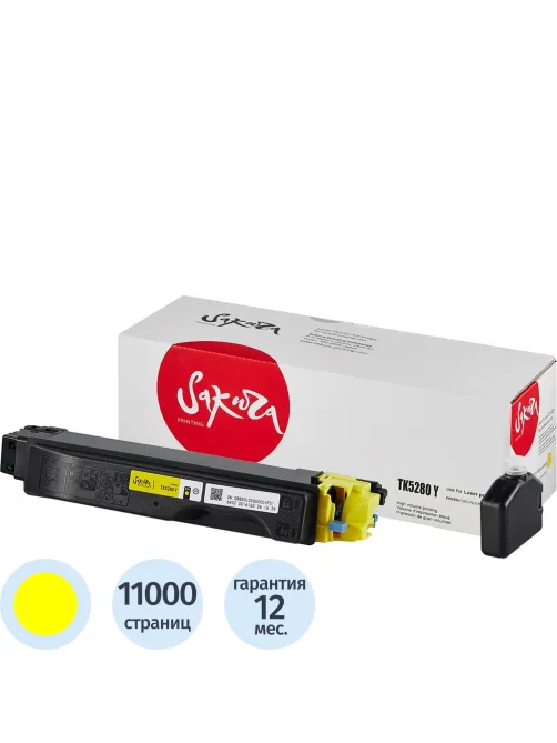 Картридж лазерный SAKURA TK-5280Y жел. для Kyocera Mita ECOSYS P6235cdn
