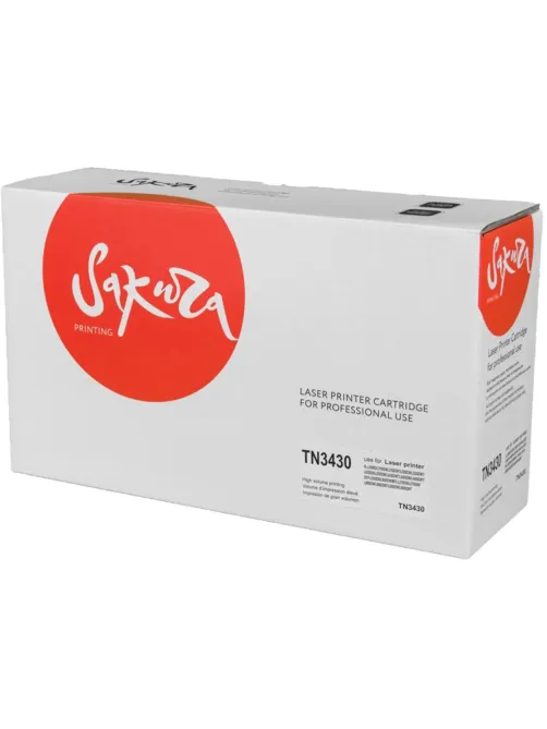 Картридж лазерный SAKURA TN-3430 чер. для Brother HL-L5000/HL-L5100