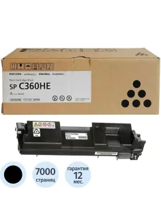 Тонер-картридж Ricoh SP C360HE (408184) чер.пов.емк. для SP C360D/C360S