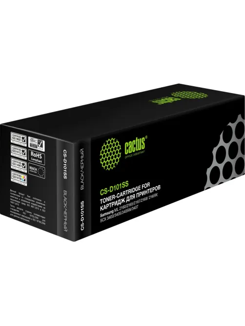 Картридж лазерный Cactus CS-D101SS MLT-D101S чер.для Samsung 2160/2165/2167