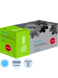 Картридж лазерный Cactus CS-C040HC 040 H C голуб для Canon LBP 710CX/712CX