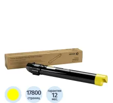 Тонер-картридж Xerox 106R01445 жел. для Ph7500