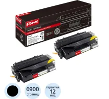 Картридж лазерный Комус 80X CF280XF чер. пов.емк.для HP LJ (2шт/уп)