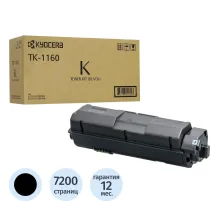 Тонер-картридж Kyocera TK-1160 чер. для Ecosys P2040d n/P2040dw
