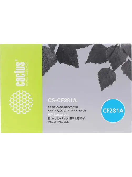 Картридж лазерный Cactus CS-CF281A CF281A чер. для HP LJ MFP M630/M604/M605