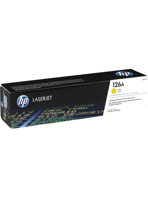 Картридж лазерный HP 126A CE312A жел. для LJ CP1025