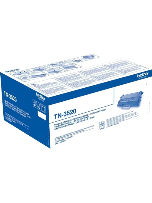 Тонер-картридж Brother TN-3520/P чер.д/HL-L6400DW/6400DWT/MFC-L6900DW/3520P