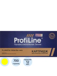 Тонер-картридж Profiline 117A W2072A жел. HP для 150/MFP 178/179
