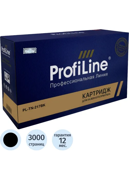 Тонер-картридж Profiline TN-217BK чер.пов.емк. для Brother DCPL3550