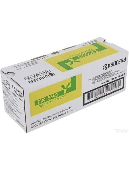 Тонер-картридж Kyocera TK-590Y жел. для FS-C2026MFP/C2626