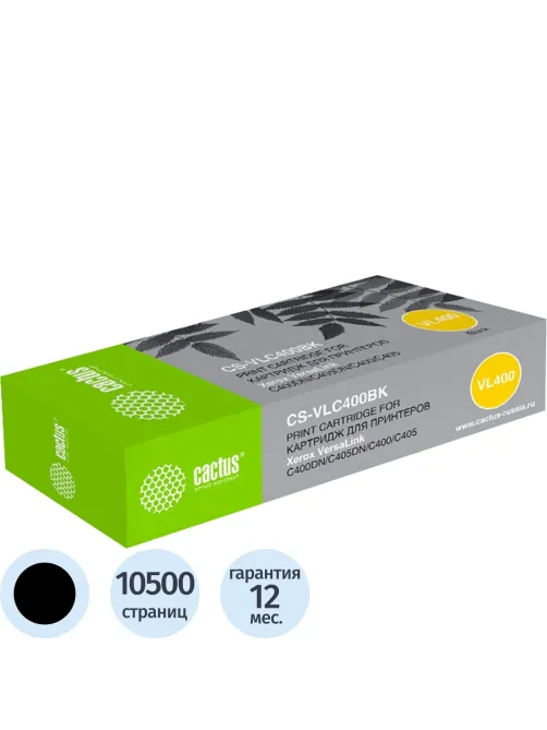 Картридж лазерный Cactus 106R03532(CS-VLC400BKRU) чер.д.Xerox C400DN/C405DN