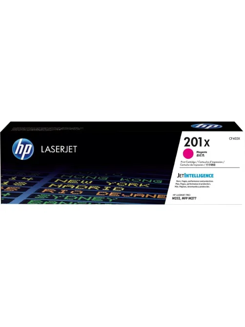 Картридж лазерный HP 201X CF403X пурп. для CLJ Pro M252/M277