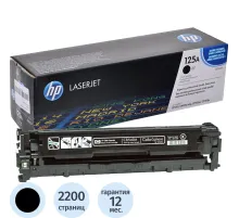 Картридж лазерный HP 125A CB540A чер. для LJ CP1215/1515