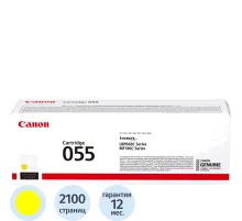 Картридж лазерный Canon 055 Y 3013C002/003 жел. MF746Cx/LBP664Cx