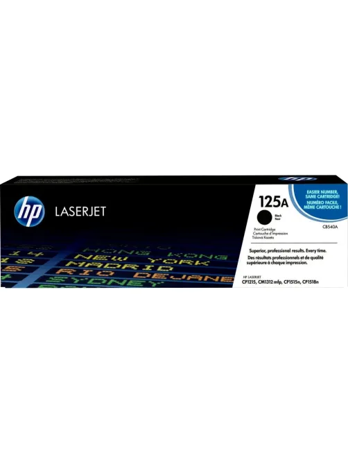 Картридж лазерный HP 125A CB540A чер. для LJ CP1215/1515
