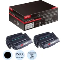 Картридж лазерный Комус CE255XD чер. пов.емк. для HPLJM525 (2шт/уп.)