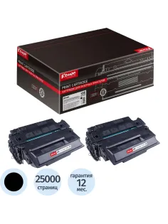 Картридж лазерный Комус CE255XD чер. пов.емк. для HPLJM525 (2шт/уп.)