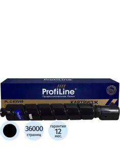 Тонер-картридж ProfiLine C-EXV49 BK (8524B002) чер. для Canon iR-ADV C33xx