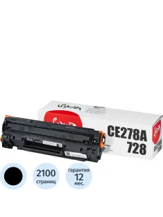 Картридж лазерный универсальный Sakura CE278A/CRG728  чер. для HP/Canon