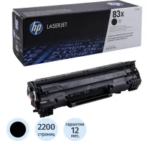 Картридж лазерный HP 83X CF283X чер. пов.емк. для LJ Pro M201