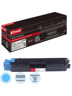 Картридж лазерный Комус TK-590C гол. для KyoceraFS-C2026MFP/C2626M