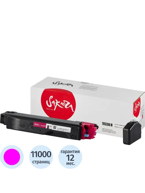 Картридж лазерный SAKURA TK-5280M пур. для Kyocera Mita ECOSYS P6235cdn