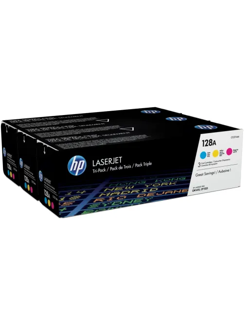 Картридж лазерный HP 128A CF371AM CMY для CLJ CP1525/CM1415 (3шт/уп)