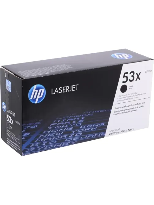 Картридж лазерный HP 53X Q7553X чер. пов.емк. для LJ 2015
