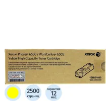 Картридж лазерный Xerox 106R01603 жел. пов.емк. для WC6505