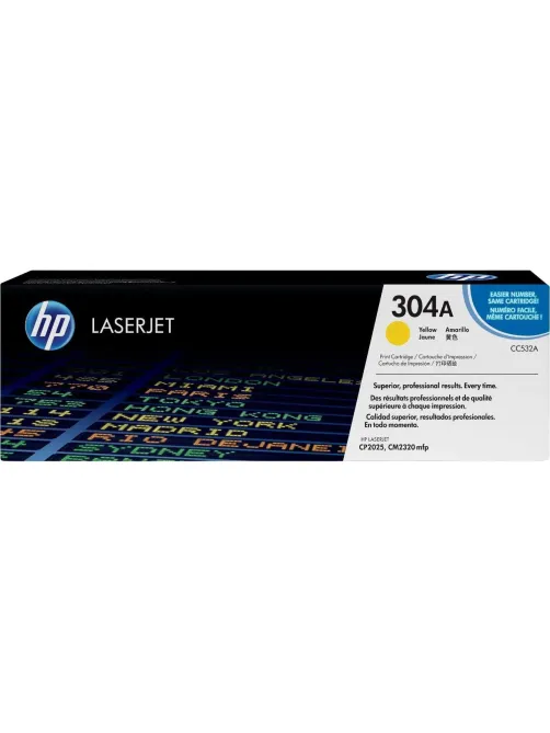 Картридж лазерный HP 304A CC532A жел. для CLJ 2025/2320