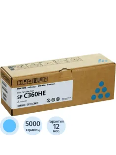 Тонер-картридж Ricoh SP C360HE (408185) гол.пов.емк. для SP C360D/C360S
