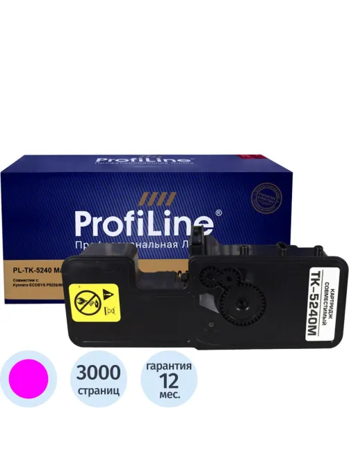 Картридж лазерный ProfiLine TK-5240M пур. для Kyocera Ecosys M5526cdn