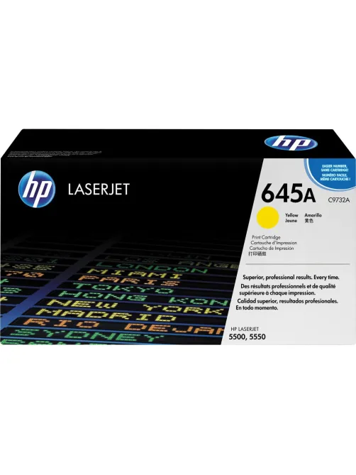 Картридж лазерный HP 645A C9732A жел. для CLJ 5500/5550