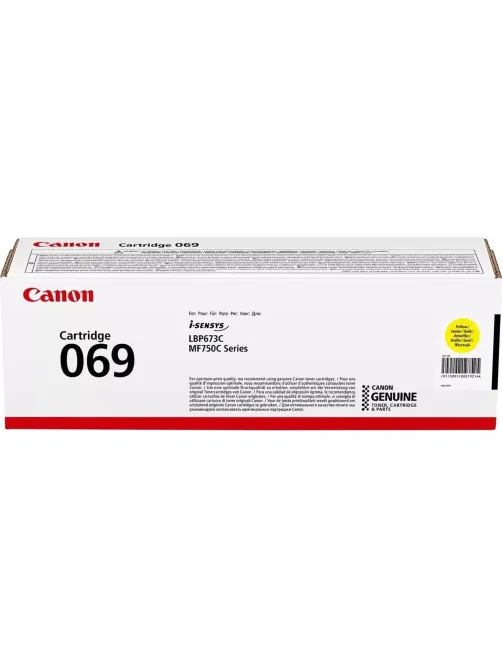 Тонер-картридж Canon CRG 069 Y (5091C002)
