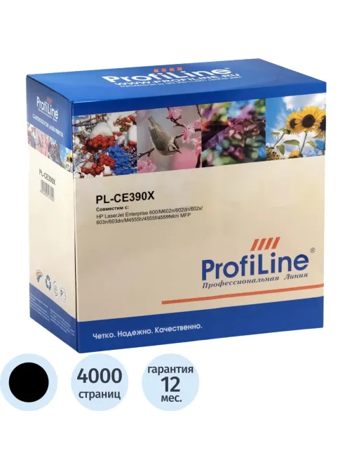 Картридж лазерный Profiline 90X CE390X чер.пов.емк.для HP LJ M600/M602