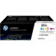 Картридж лазерный HP 201X CF253XM CMY для CLJ Pro 252/274/277 (3шт/уп)