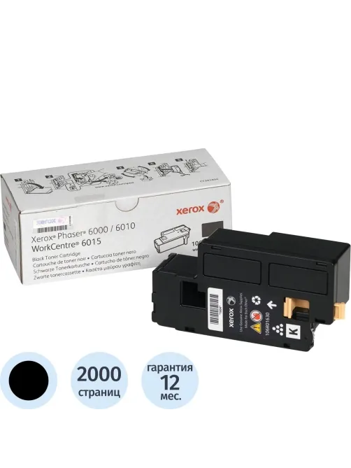 Картридж лазерный Xerox 106R01634 чер. для Ph6000/6010