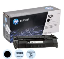 Картридж лазерный HP 53A Q7553A чер. для LJ P2014/P2015