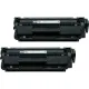 Картридж лазерный HP 12A Q2612AF чер. для LJ 1010 (2шт/уп)