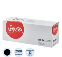 Картридж лазерный Sakura 069BK чер. для Canon LBP673Cdw/MF752Cdw/MF754Cdw