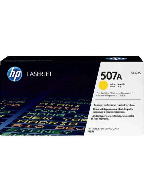 Картридж лазерный HP 507A CE402A жел. для CLJ M525/M551/M570/M571/M575